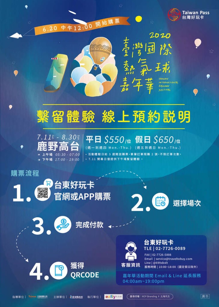 台東2020熱氣球嘉年華（官方圖片）