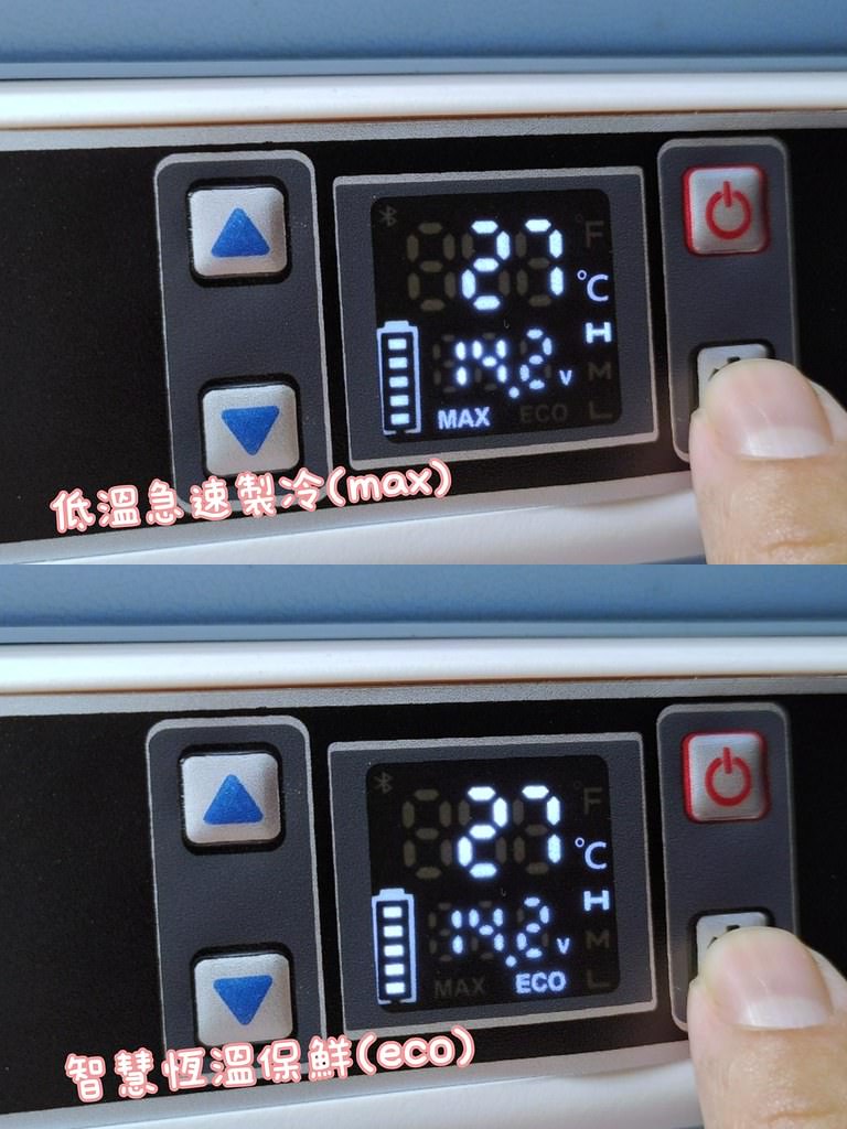 Anqueen安晴移動式雙槽車用家用移動式冰箱