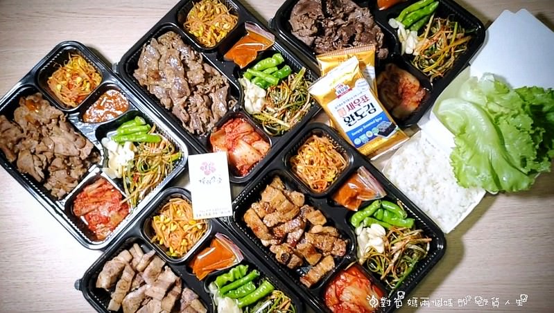 高雄防疫餐盒║重口味、大份量『槿韓食堂』百元韓式烤肉餐盒