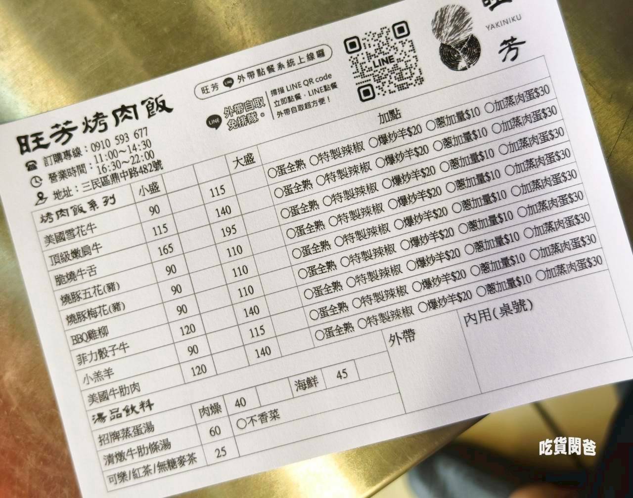 旺芳烤肉飯|高雄文藻美食|百元不到!超頂雙火炙燒烤肉飯,還不吃爆! - 第7張圖